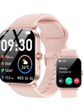 Jacoosa Pink Band Smartwatch - Android + IOS